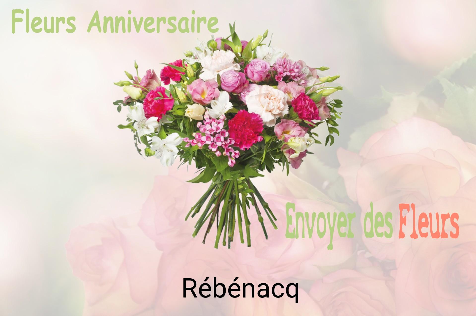 Bouquet de fleurs d’anniversaire livré à Rébénacq